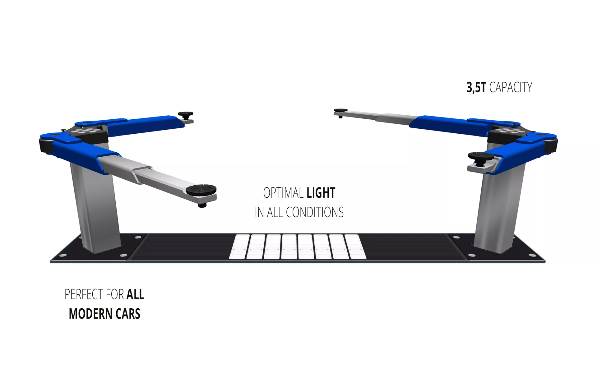 Light Duty Inground Lift Features