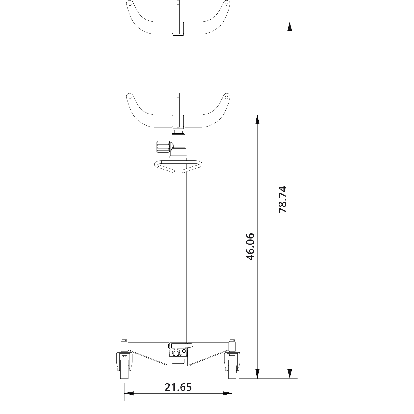 Transmission Jack VL10 Drawing US