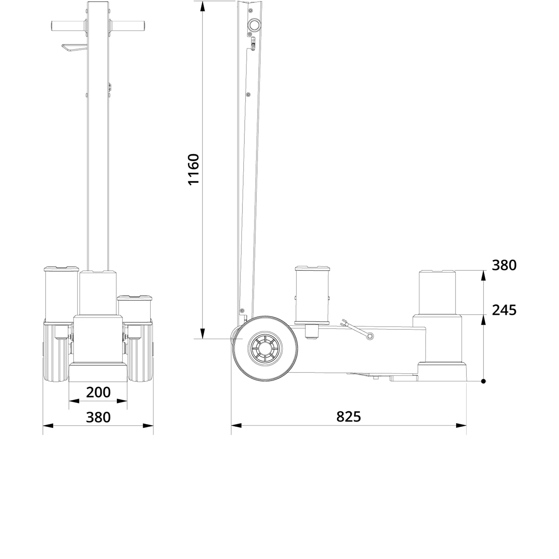 Air Hydraulic Jack 65 1 Drawing (1)