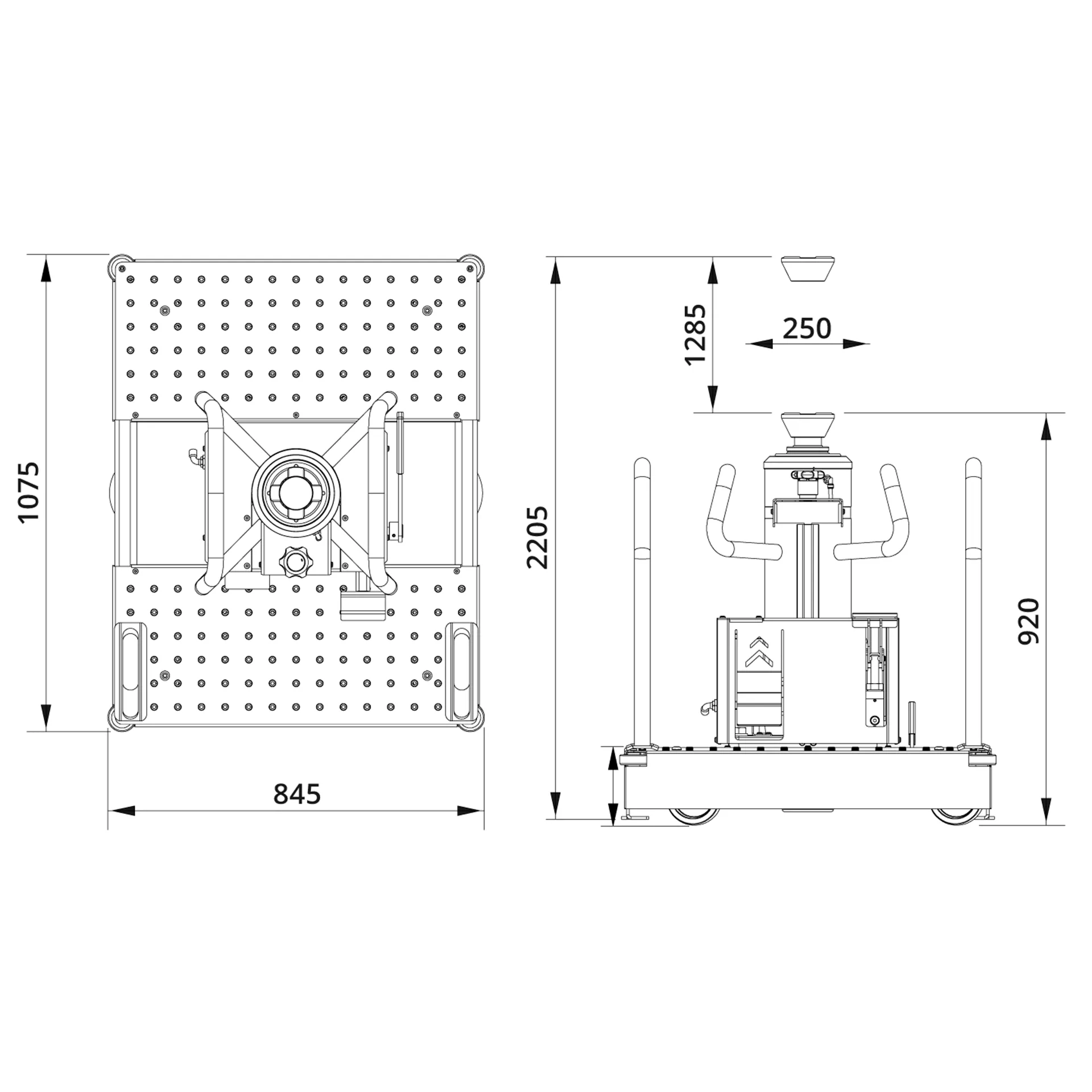 Pit Jack GGD150U Drawing