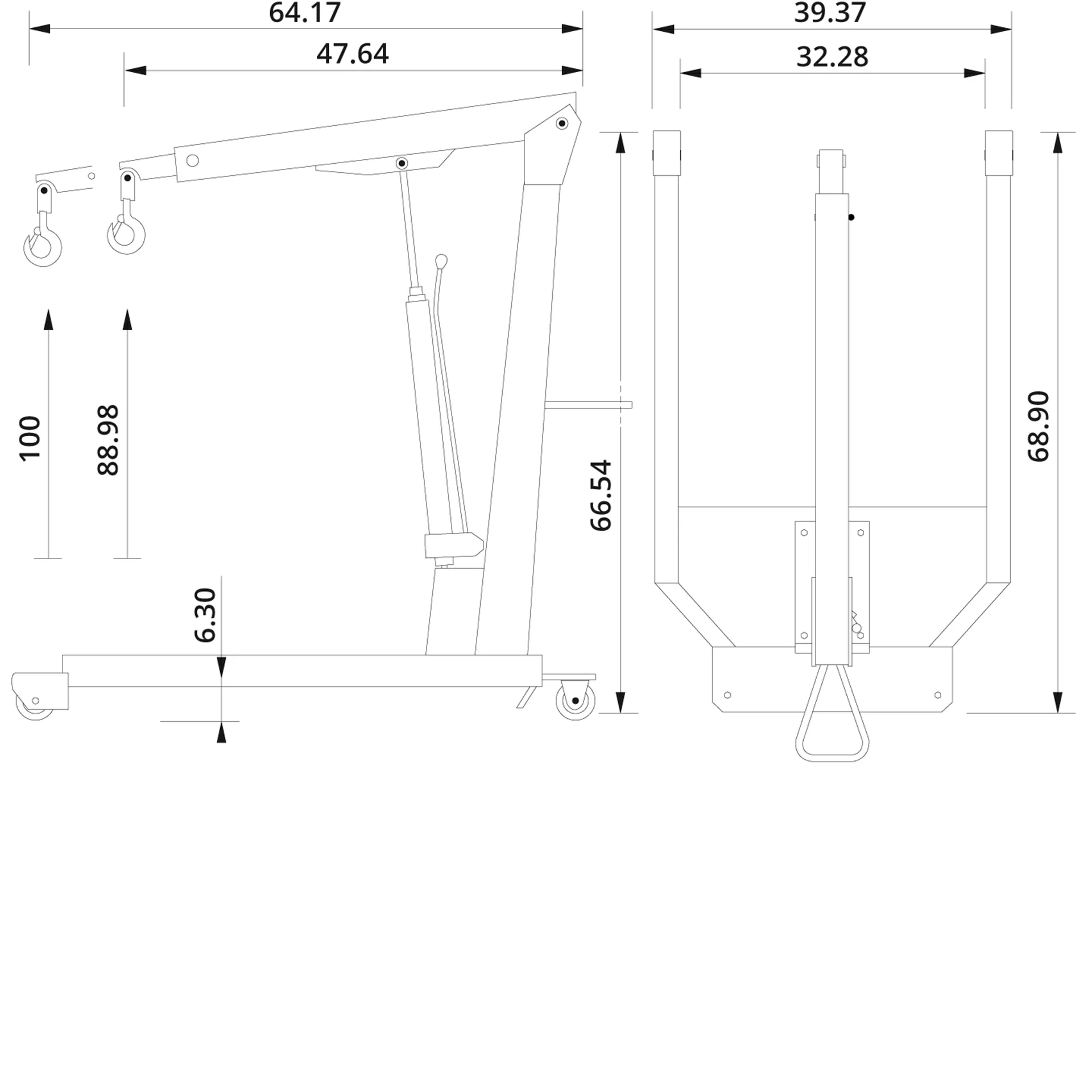 Crane WN11 Drawing US