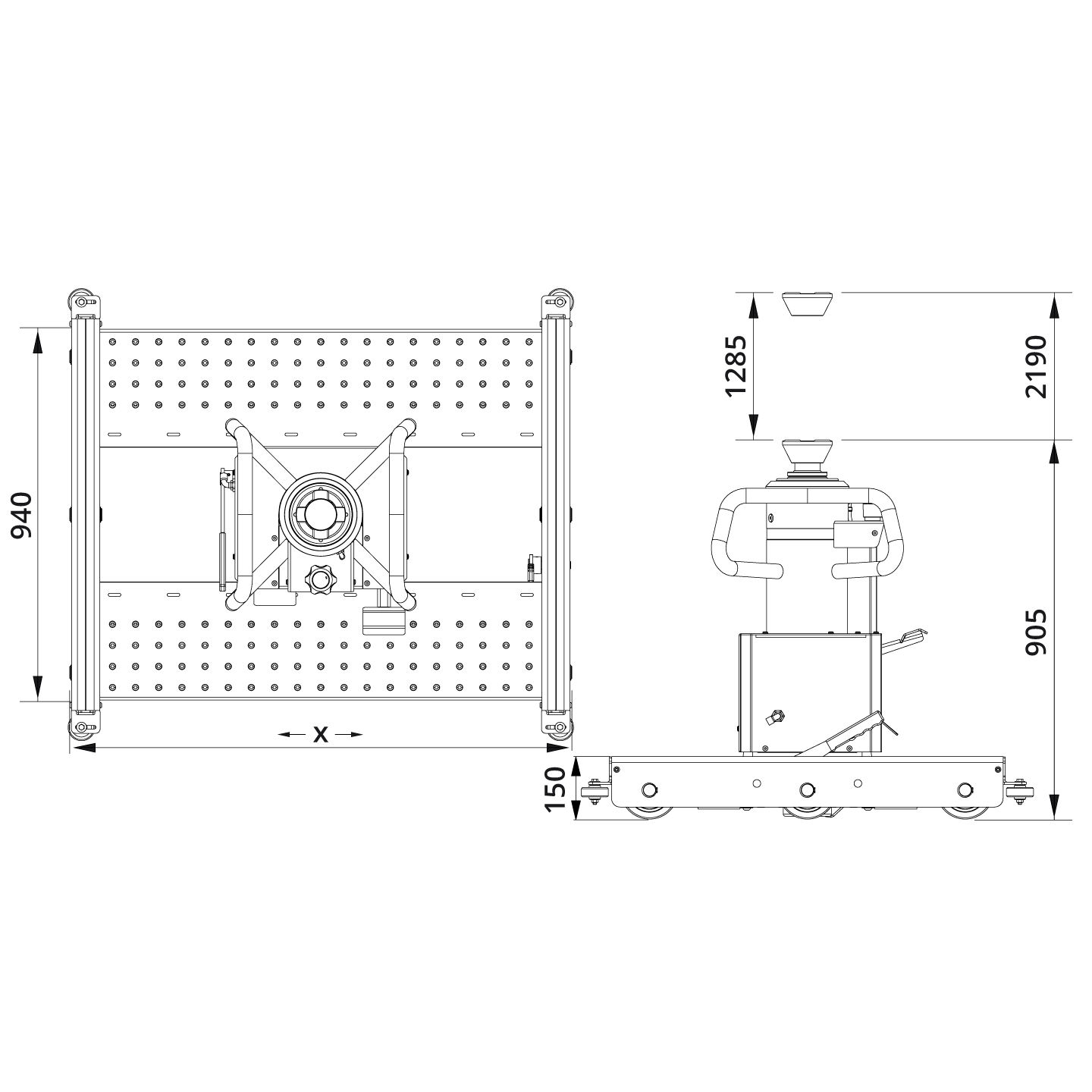 Pit Jack GGD150S Drawing
