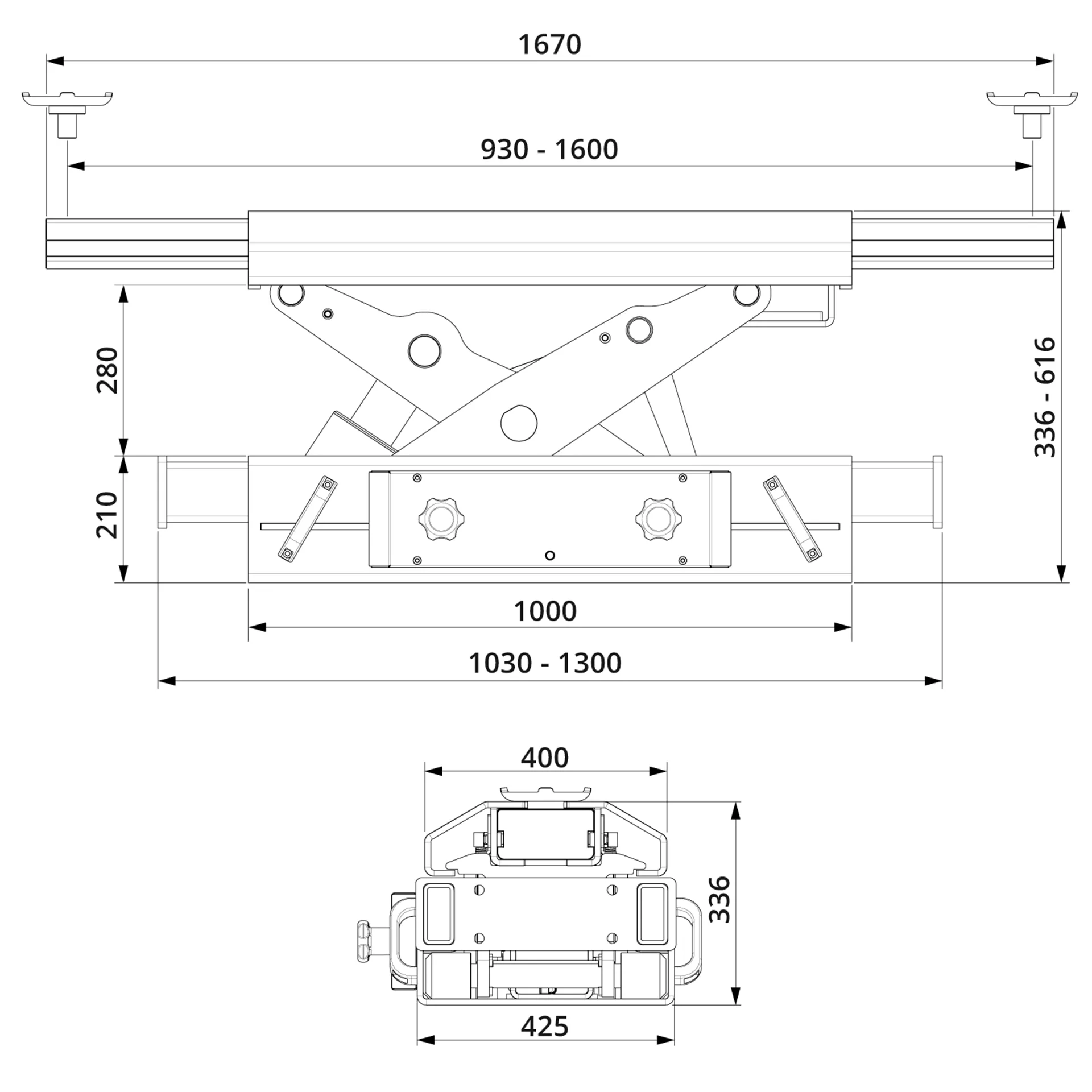 Jacking Beam SD100PHL Drawing (1)