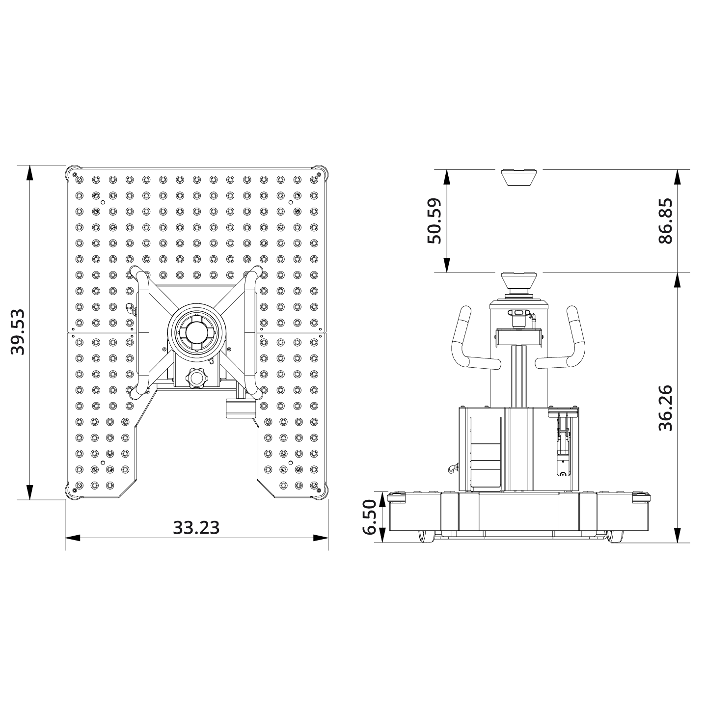 Pit Jack GGD150F Drawing US