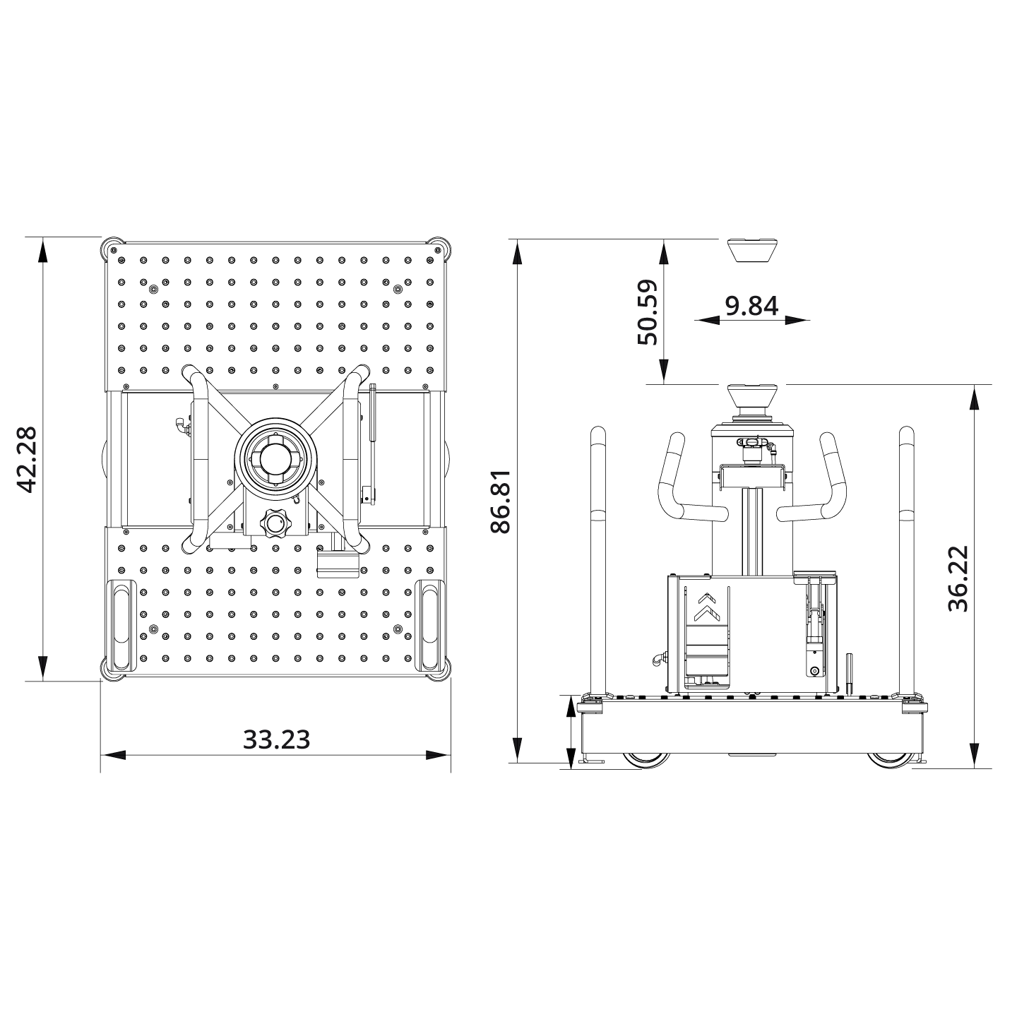 Pit Jack GGD150U Drawing US