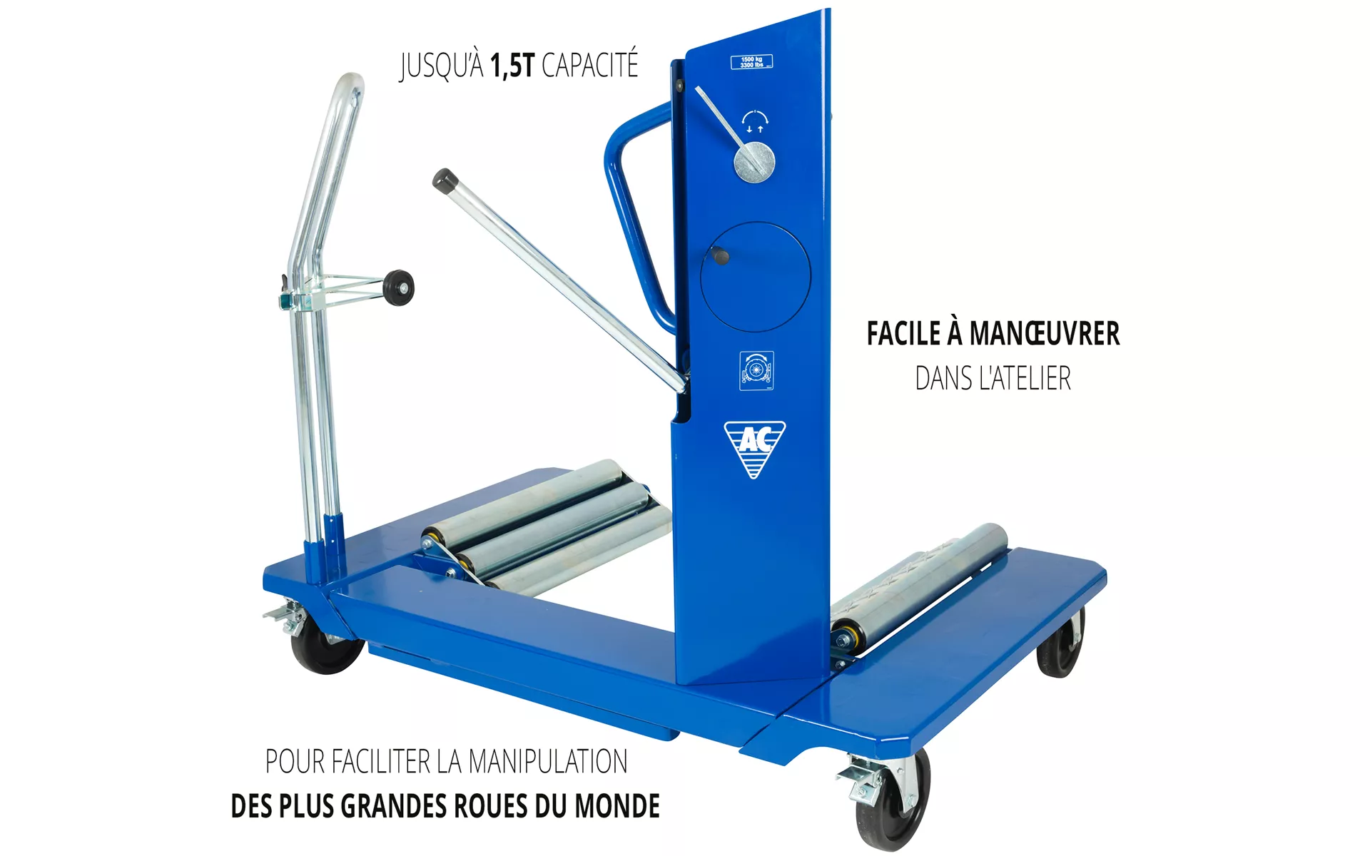 Chariot Porte Roues Fonctionnalités