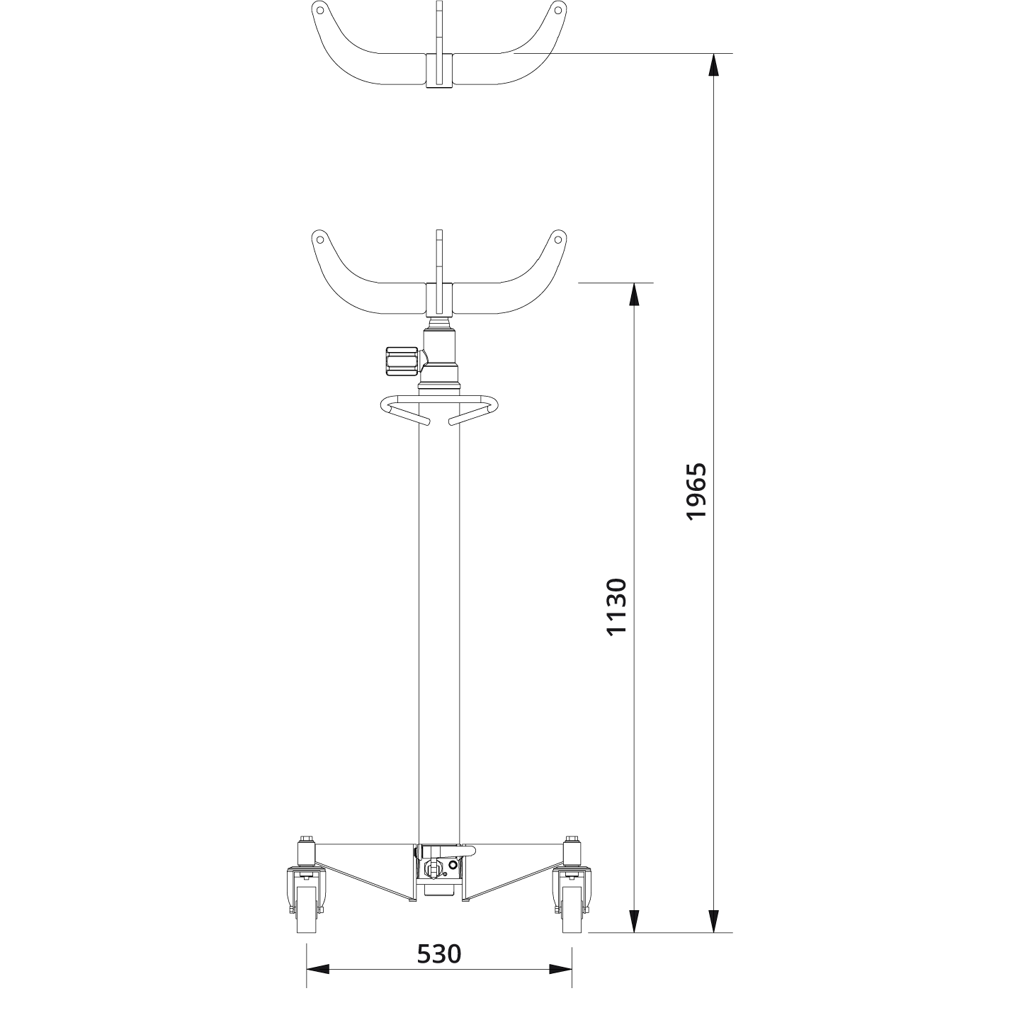 Transmission Jack VL6 Drawing