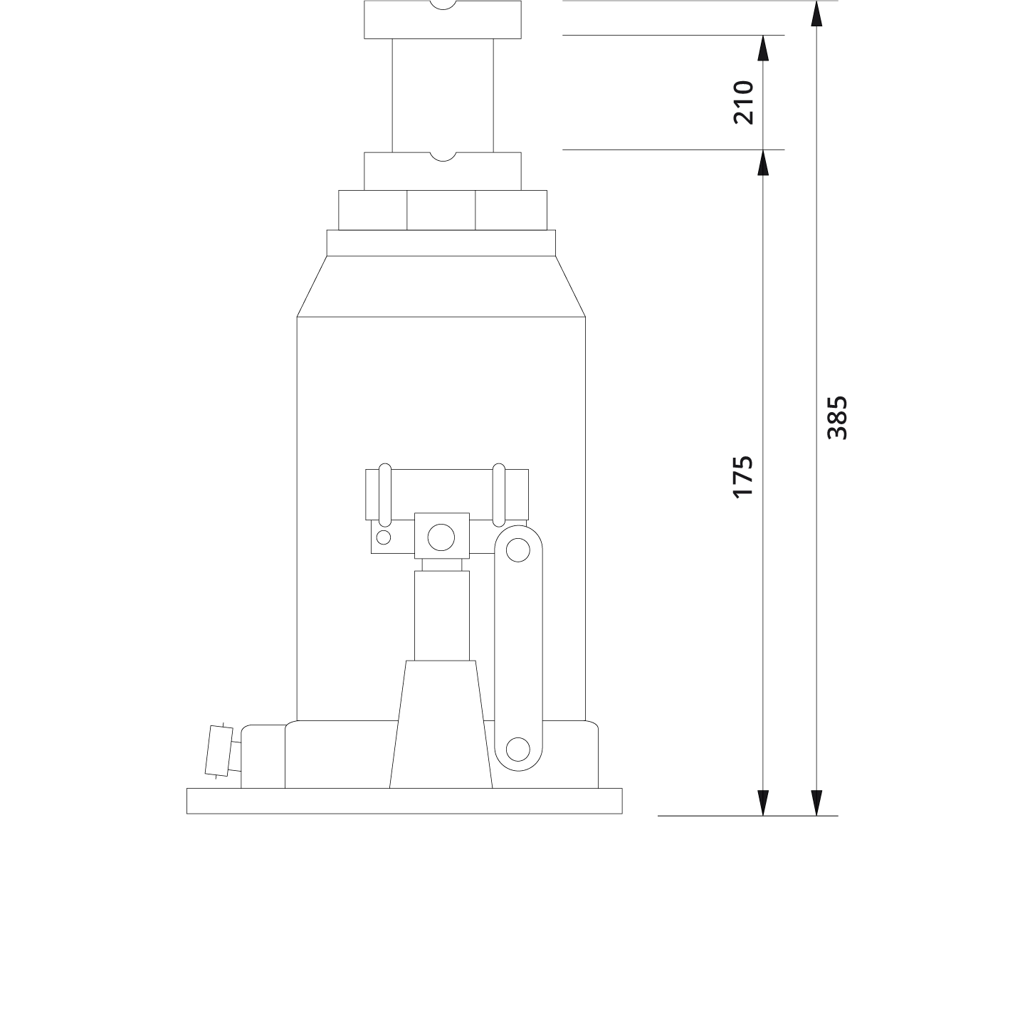 Bottle Jack ATN 10 175 Drawing