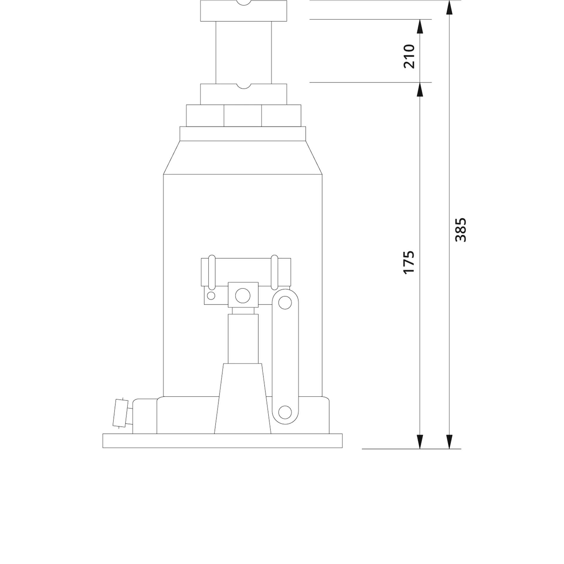 Bottle Jack ATN 10 175 Drawing